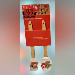 Star Wars Mandalorian The Child Silicone Spatula & Spoon Set